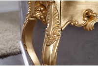 Meuble console 110 cm design classique coloris doré
