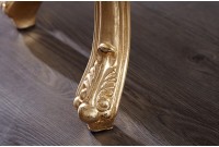 Meuble console 110 cm design classique coloris doré