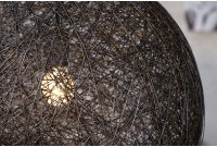 Lampe suspendue 45cm design "COCOON"  coloris noir