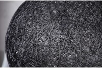 Lampe suspendue 45cm design "COCOON"  coloris noir