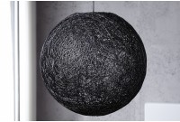 Lampe suspendue 60 cm design "COCOON"  coloris noir