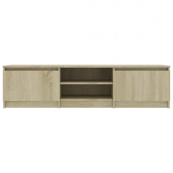 Meuble TV Chêne sonoma 140x40x35,5 cm Aggloméré