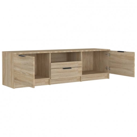 Meuble TV Chêne sonoma 140x35x40 cm 