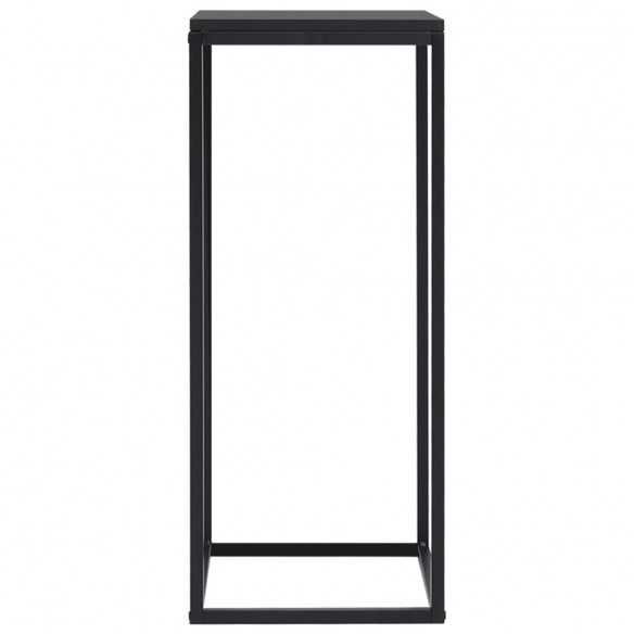 Tables d'appoint 2 pcs Noir Acier