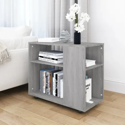 Table d'appoint Sonoma gris 70x35x55 cm 