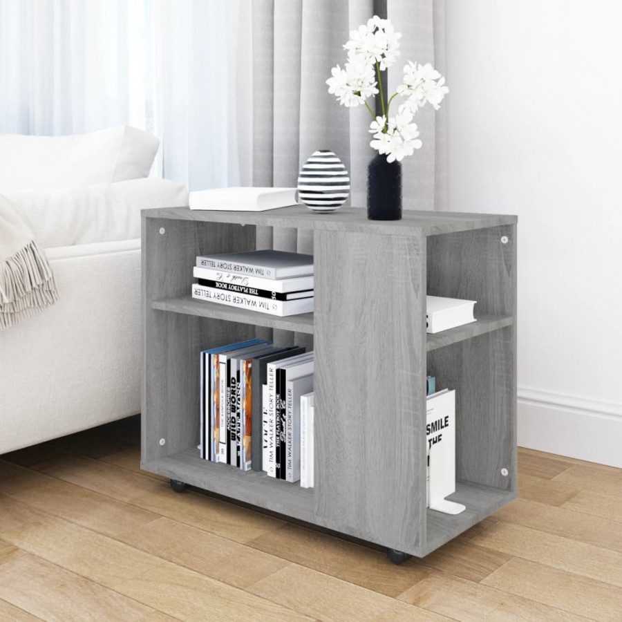 Table d'appoint Sonoma gris 70x35x55 cm 