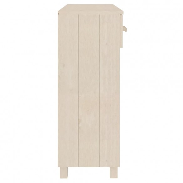 Table console HAMAR Marron miel 90x35x90 cm Bois massif de pin