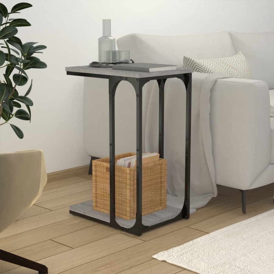 Table d'appoint Sonoma gris 40x30x60 cm 