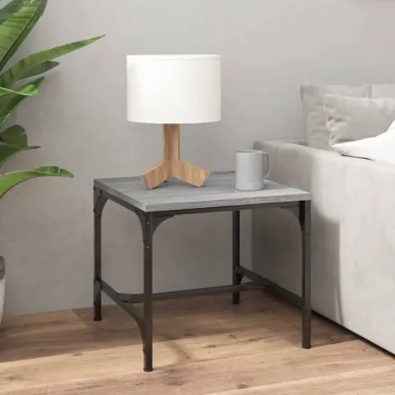 Table d'appoint Sonoma gris 40x40x35 cm 