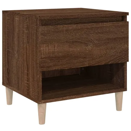 Table de chevet Chêne brun 50x46x50 cm  2