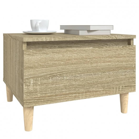 Table d'appoint Chêne sonoma 50x46x35 cm 