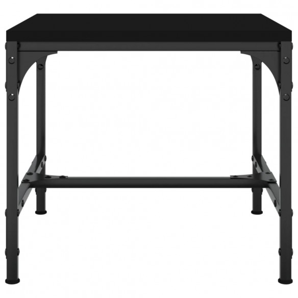 Tables d'appoint 2 pcs Noir 40x40x35 cm 