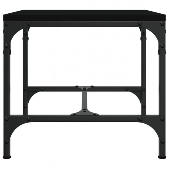 Tables d'appoint 2 pcs Noir 40x40x35 cm 