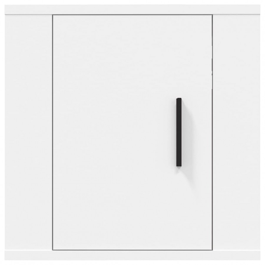 Meubles TV muraux 2 pcs Blanc 40x34,5x40 cm