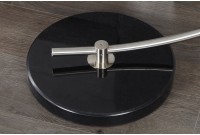 Lampadaire de 180cm extensible en arc  noir et or