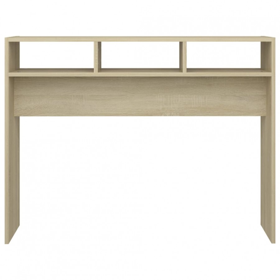 Table console Chêne sonoma 105x30x80 cm Aggloméré