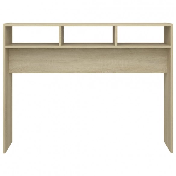 Table console Chêne sonoma 105x30x80 cm Aggloméré