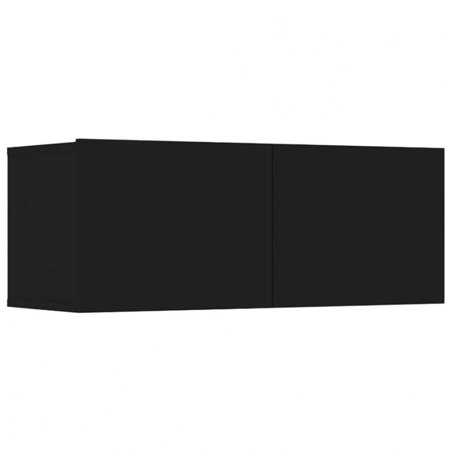Ensemble de meubles TV 8 pcs Noir 