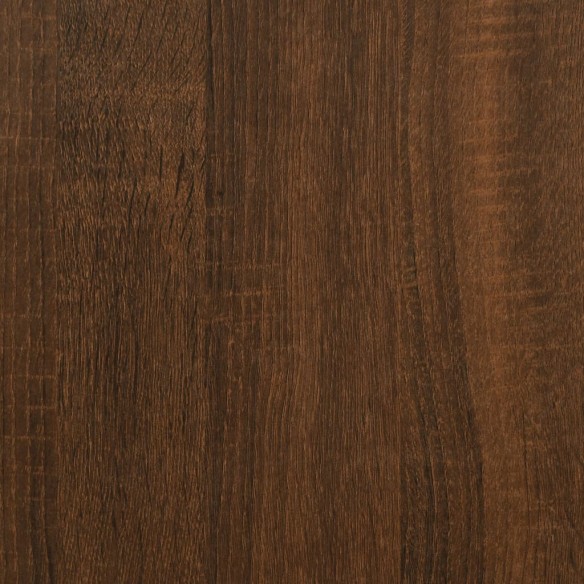 Table console chêne marron 100x39x78,5 cm bois d'ingénierie