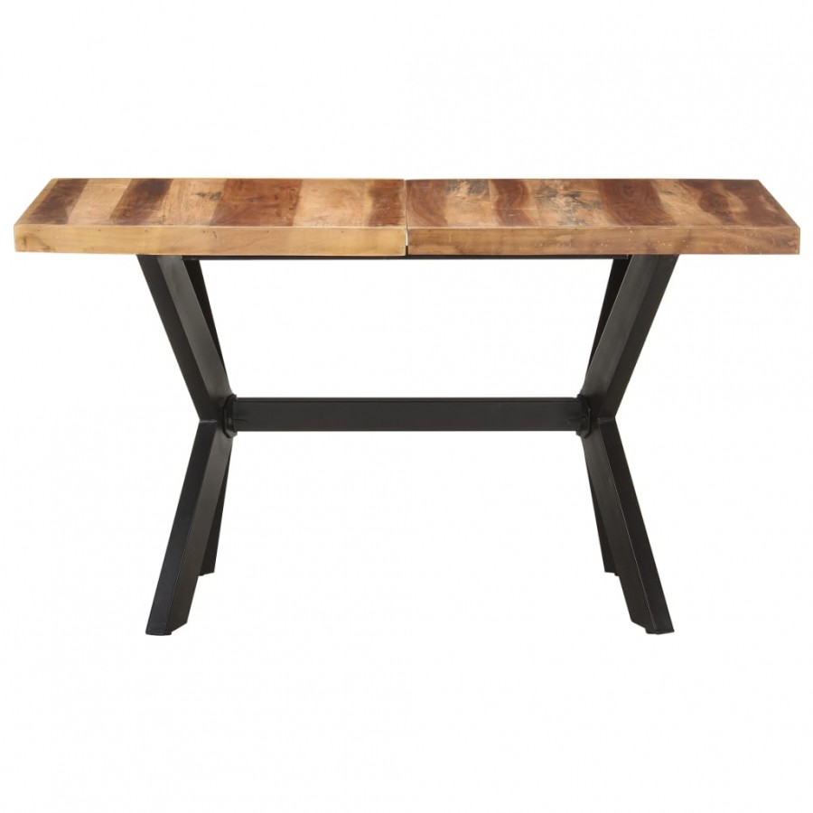 Table de salle à manger 140x70x75 cm Bois avec finition miel