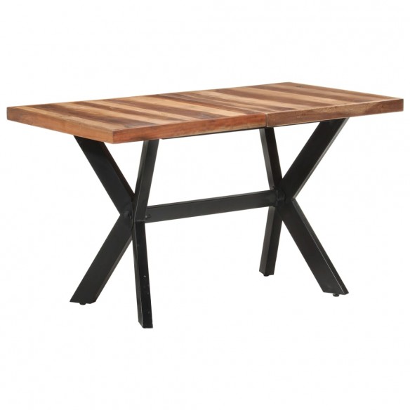 Table de salle à manger 140x70x75 cm Bois avec finition miel