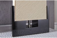 Lampe design en tissu de latex plissé  beige