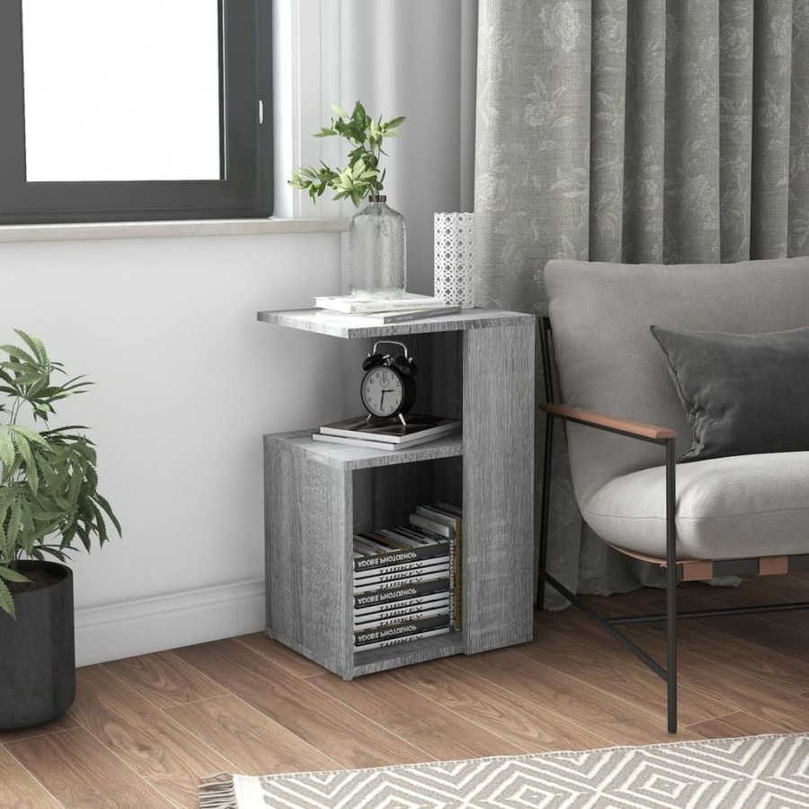 Table d'appoint Sonoma gris 36x30x56 cm 