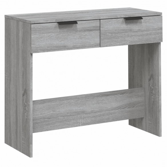 Table console Sonoma gris 90x36x75 cm 