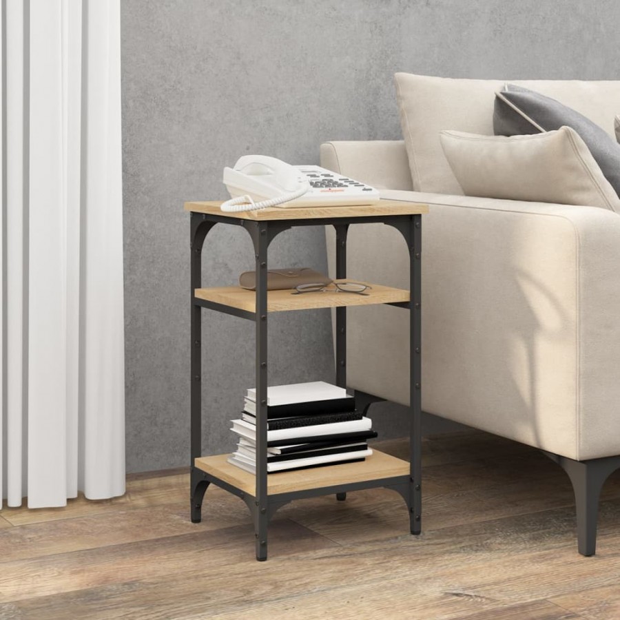 Table d'appoint Chêne sonoma 35x30x60 cm 