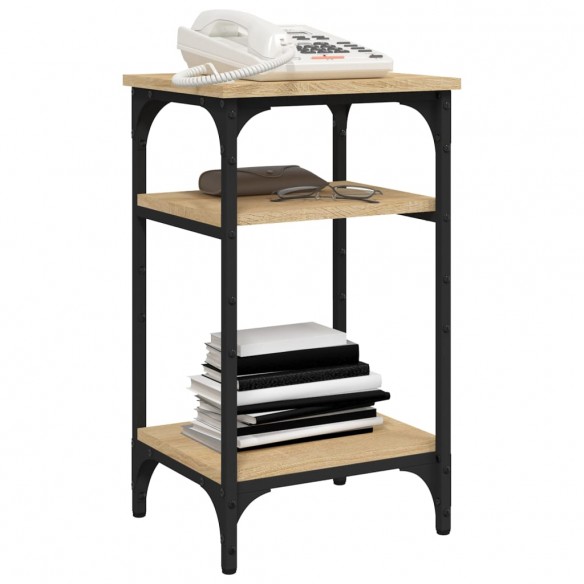Table d'appoint Chêne sonoma 35x30x60 cm 