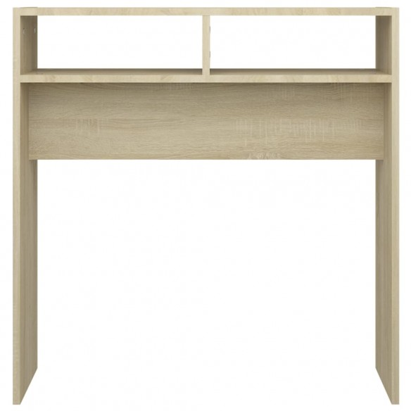 Table console Chêne sonoma 78x30x80 cm Aggloméré