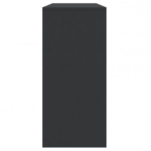 Table console Noir 100x35x76,5 cm Aggloméré