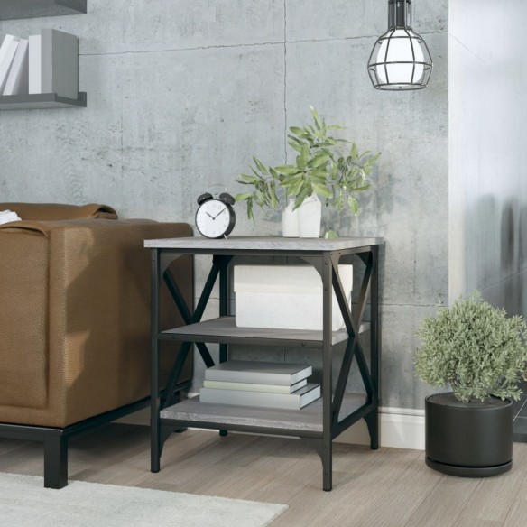 Table d'appoint Sonoma gris 40x42x50 cm 