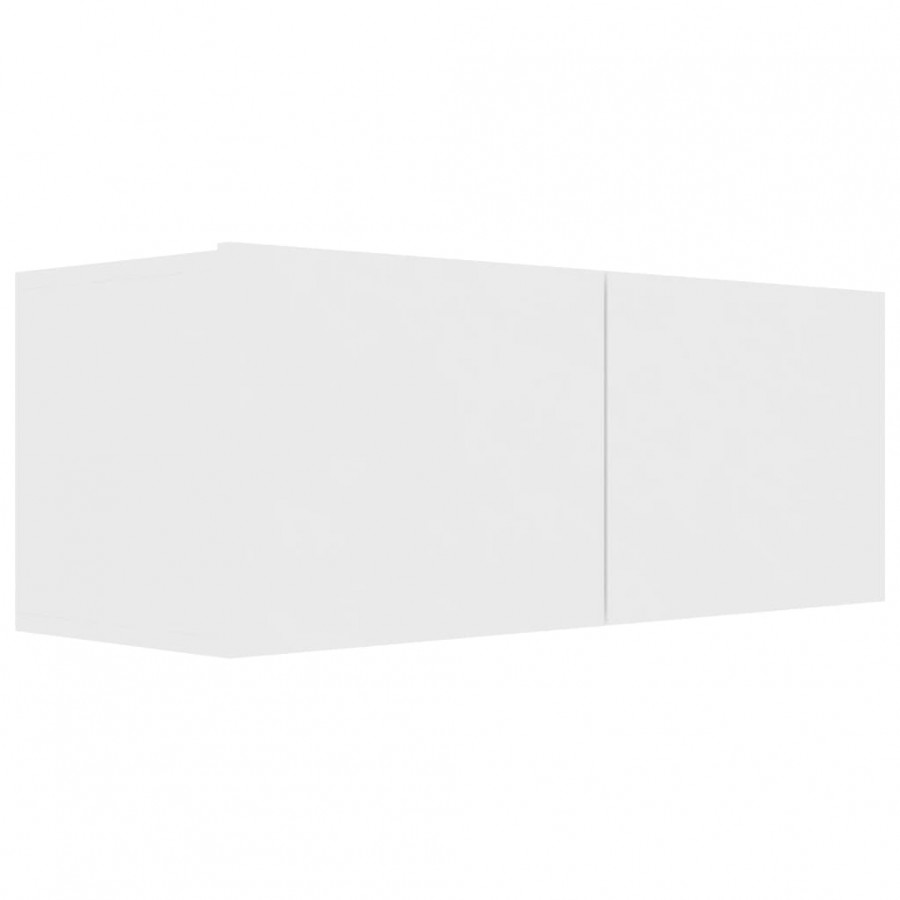 Meubles TV 3 pcs Blanc Aggloméré