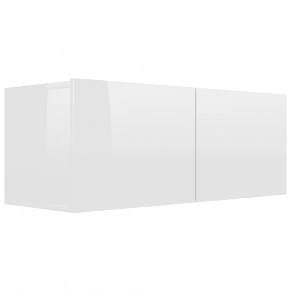 Ensemble de meubles TV 7 pcs Blanc brillant 