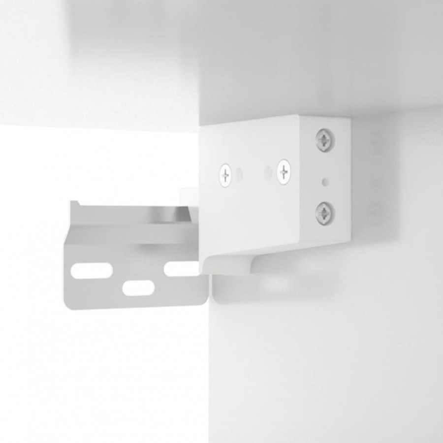 Ensemble de meubles TV 7 pcs Blanc brillant 