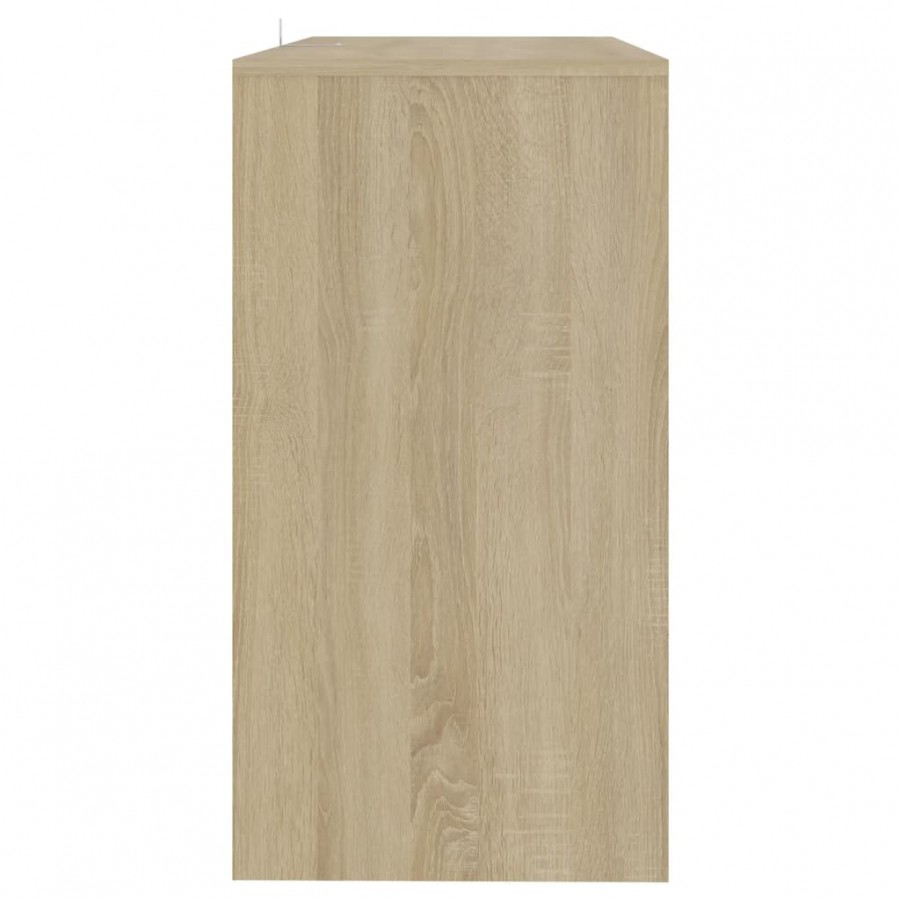 Table console Chêne Sonoma 89x41x76,5 cm Acier