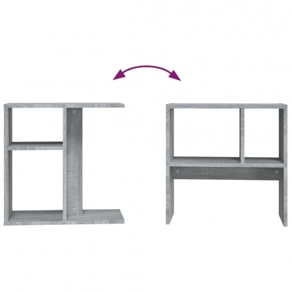 Table d'appoint Sonoma gris 50x30x50 cm 