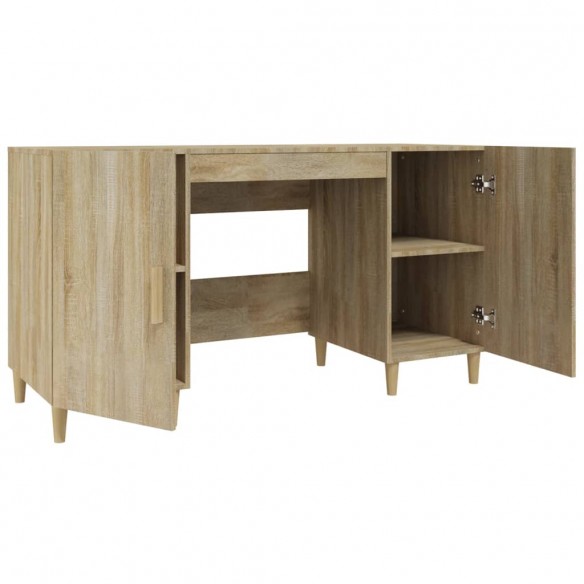 Bureau Chêne sonoma 140x50x75 cm 