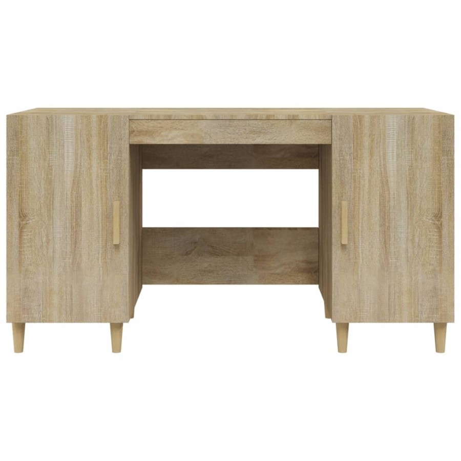 Bureau Chêne sonoma 140x50x75 cm 