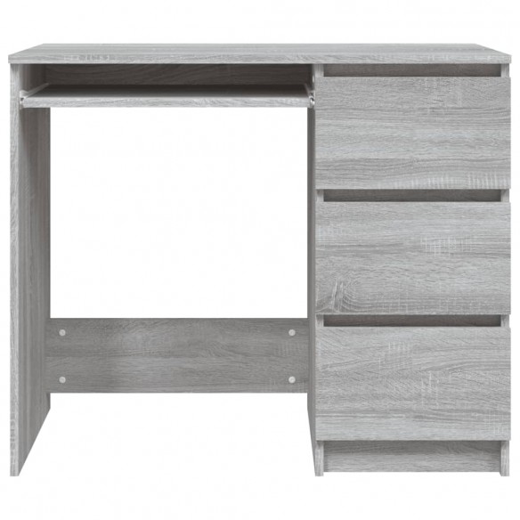 Bureau Sonoma gris 90x45x76 cm 