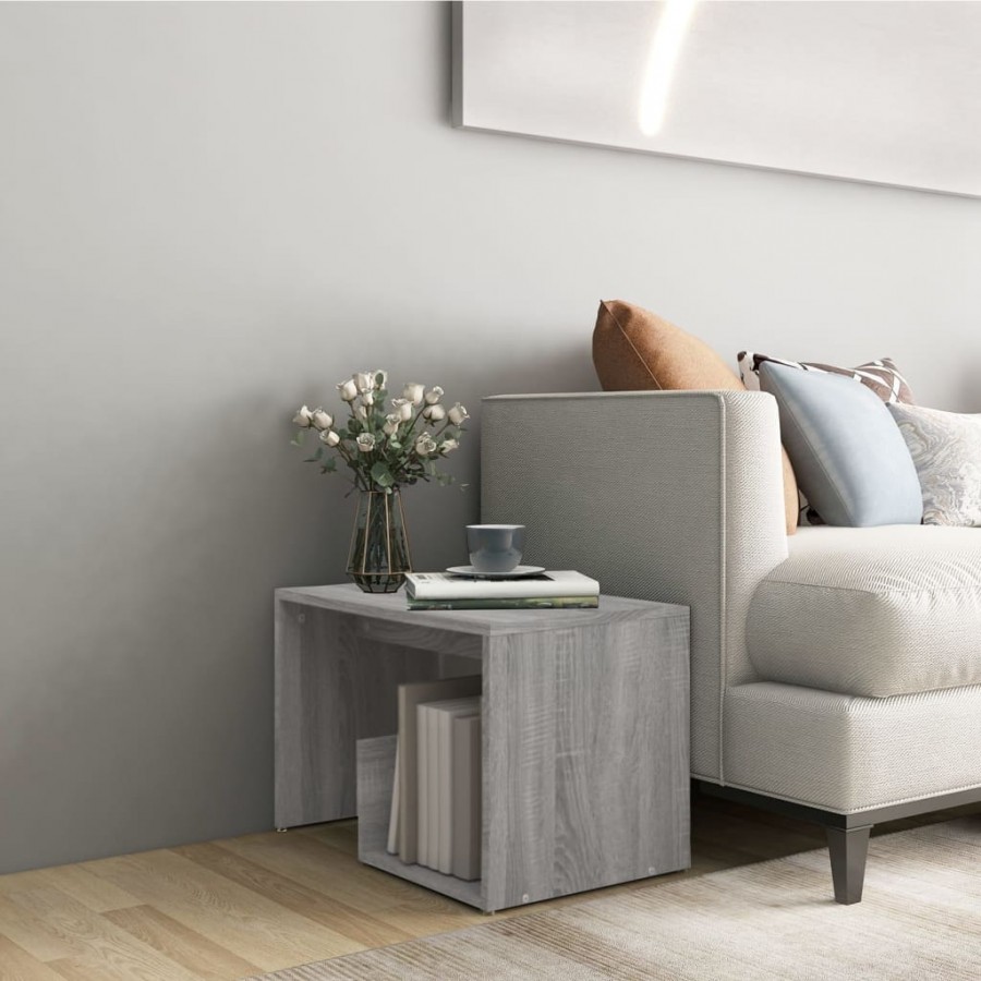 Table d'appoint Sonoma gris 59x36x38 cm 