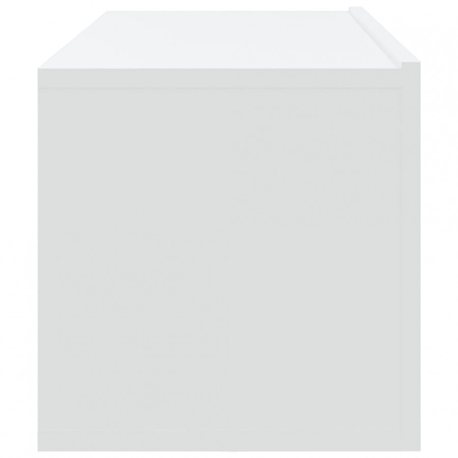 Meubles TV muraux 4 pcs Blanc 100x30x30 cm