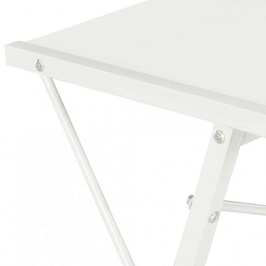 Bureau avec étagère Blanc 116x50x93 cm