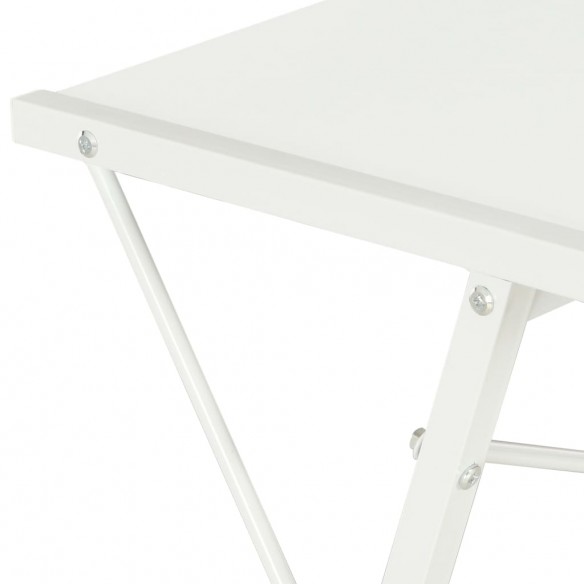 Bureau avec étagère Blanc 116x50x93 cm