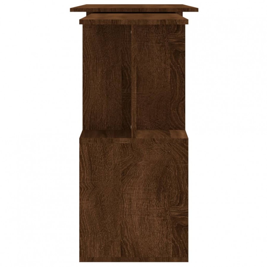 Bureau d'angle Chêne marron 200x50x76 cm 