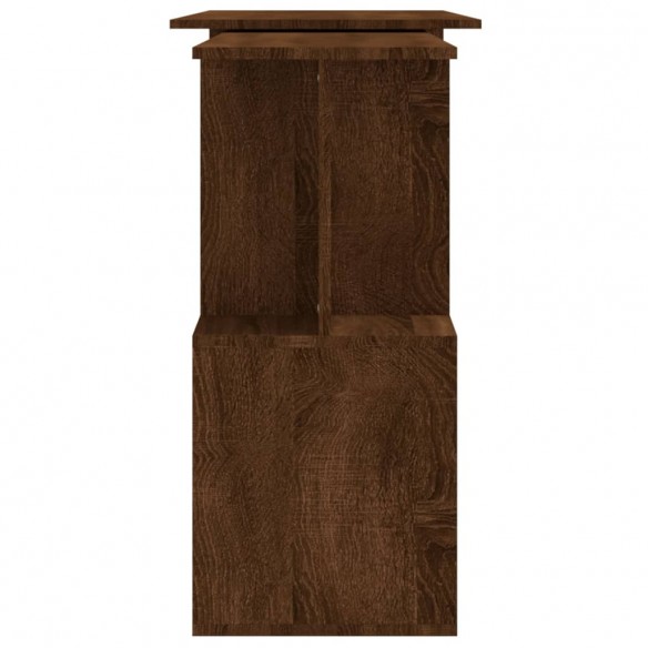Bureau d'angle Chêne marron 200x50x76 cm 