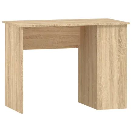 Bureau chêne sonoma 100x55x75 cm bois d'ingénierie 2