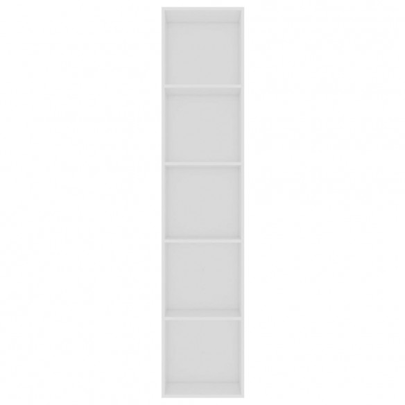 Bibliothèque Blanc 40x30x189 cm Aggloméré