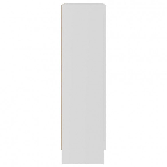 Armoire à vitrine Blanc 82,5x30,5x115 cm Aggloméré